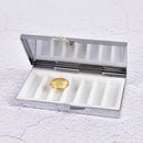 Rectangle Portable Metal Pill Box Medicine Tablet Storage  Vitamin Container 3C