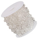 1 Roll of Crystal Beads Strands Chain Garland for Party Wedding Decor 30m
