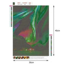 5D DIY Full Drill Diamond Painting Aurora Scenery Embroidery Work (08)