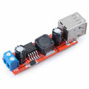 Dual USB 9V/12V/24V/36V to 5V Converter DC-DC 3A Step Down Power Module G1A7