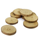30 Pinewood Tree Log Slices Crafts DIY Wedding Table Decoration Craft 3-4cm