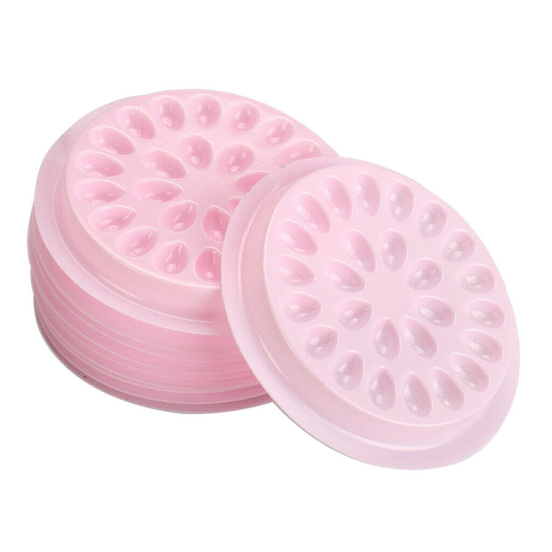 Almencla 20pcs Lashes Glue Gasket Tray False Eyelash