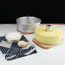 7" Aluminum Chiffon Cake Baking Mold Angel Food Cake Pan Mould DIY Reusable