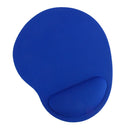 Mouse Pad With Gel Rest Wrist Support Mat Gaming For PC Laptop Blue