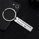 Drive Safe Trucker Keychain Handsome I Love You Boyfriend Keyring Husband  Hc