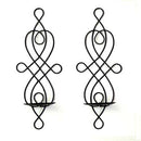 2 Pcs/Set Wall Candle Sconces, Elegant Pillar Candle Holder, Hanging Wall C C1I2