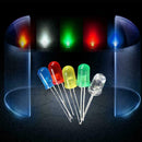 200Pcs 3mm 5mm LED Light White Yellow Red Blue Green Diodes A5R8 Assortment F9Z1