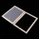 Traditional Wooden Paper Making Papermaking Mould Frame Screen Tool 2 In 1 for