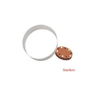 5Pcs/set Cake Mold Ring Stainless Cheese Tower Ring Baking tool Newest Useful