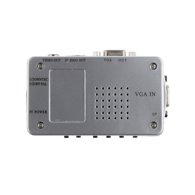 Computer PC to TV Converter Box VGA to S-Video Composite Adapter Switch