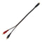 1pc 27cm 1 RCA Female to 2 RCA Male Splitter Cable for Car Audio System