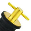 1 Inch Brass Snap Lock Drain Plug for Boats for Marine Deck Drainage