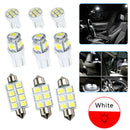 16* Xenon White LED Bulb Interior License Plate Light Package Kit Accessories