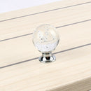 2 x Handle Button with Air Bubble for Cabinet Door Drawer - Transparent T8B1