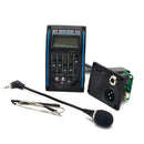 5-Band EQ Guitar Equalizer Acoustic Guitar Preamp Piezo Pickup LCD Tuner+MIC