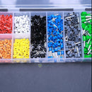 800Pcs Copper Wire Insulated Cord Pin End Ferrules Terminal Bootlace Connector