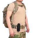 Outdoor Torch Flashlight Pouch Holster 360 Degree Rotatable LED Lighting Clip