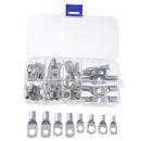 60 Copper Tube Terminal Set Battery Welding Cable Lug Ring Crimp Connectors Tool