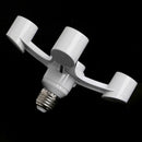 Porcelain Four Head Light Bulb Socket Splitter E27 BaseH Edison D3R0