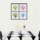 4PCS 5D Four Seasons Tree DIY Diamond Painting Embroidery Part Round  Diamond