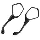 2pcs Universial 10mm Motorcycle Back View Mirror Scooter E-Bike Rearview Mirrors