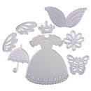 8 Princess Metal Cutting Stencil Embossing Dies Scrapbook Album Card Paper Craft