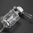 Mini Camping Lantern Gas Light Portable Tent Glass Lamp Butane 80LUX Light