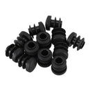 Chair Table Legs Plug 14mm Diameter Round Plastic Cover Thread Inserted Tub