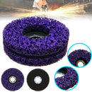 2Pcs 125Mm Poly Strip Disc Abrasive Wheel Paint Rust Removal Clean R7C3