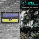 Waterproof Solar LED Light Motion Sensor Outdoor Security Wall Lamp (64LED)