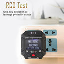 EU Automatic Electric Circuit Polarity Voltage Detector LCD Socket Outlet Tester