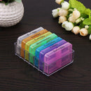 28 Cells Weekly Medicine Health Storage Pill Box with Printed Braille hv2n