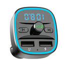 Bluetooth Adapter Car Kit FM Transmitters Audio Receiver Dual USB Port
