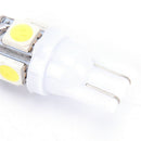 10X T10 5050 5Slj Led Car Light Wedge Lamp Bulbs Super Bright Dc12V OZ