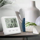 Digital Indoor Hygrometer Thermometer With Time Display,Accurate Temperatur X1M5