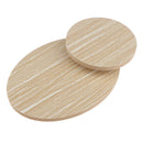 Desktop Mirror Wood HD Single Side Makeup Mirror Countertop Shaving Mirror