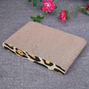 Double Side Leopard Print Pet Cat Scratch Board Kitten Sleeping Playing Mat