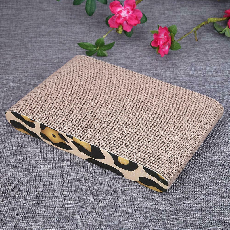 Double Side Leopard Print Pet Cat Scratch Board Kitten Sleeping Playing Mat