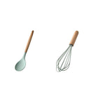 2Pieces Non Stick Cooking Utensil Set Wooden Handle Baking Kitchenware