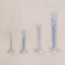 4pcs Set Plastic Graduated Laboratory Measuring Cylinder 10mL,25mL,50mL,1 D Q5Z1