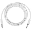 5X(3.5mm Male to Male AUX Audio Cable white V7L4)