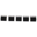 5pcs Computer Cooler Radiator Aluminum Heat sink for Electronic Chip 25*25*1 Gn