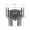 Black Car Phone Suction Cup Adjustable Mounting Bracket For Smartphones EDB