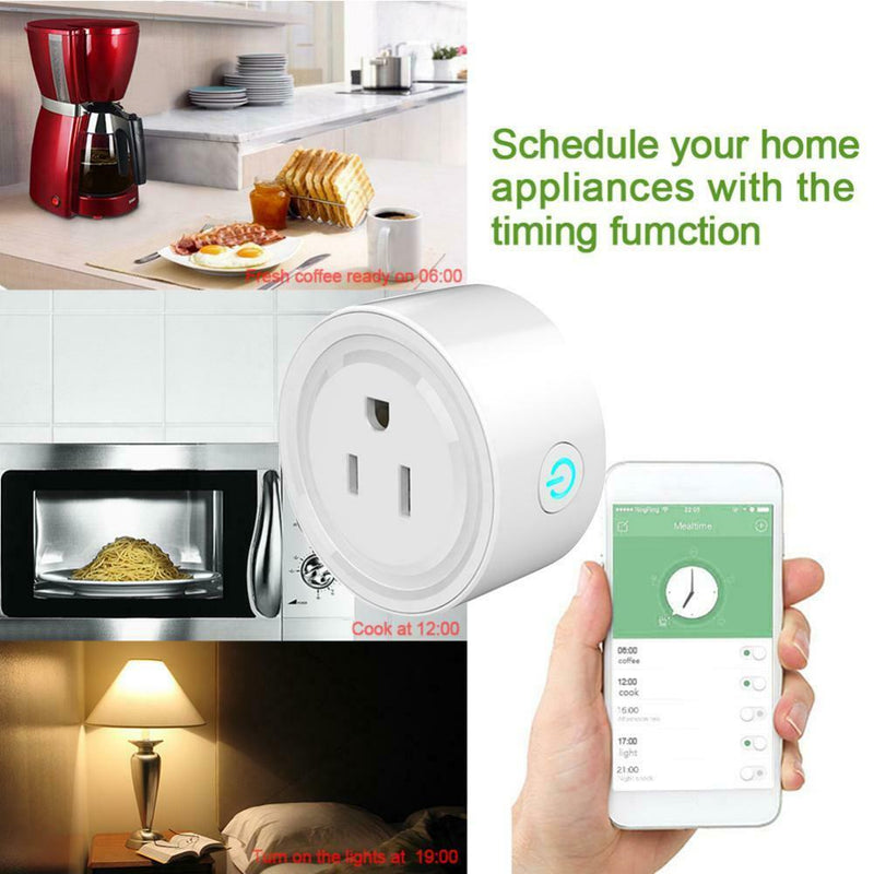 WiFi Smart Socket Remote Timing Socket Power Adapter APP Control US Plug