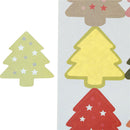 100pcs christmas tree packaging seal paper self adhesive gift bag stickerlabelxp