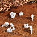 White Wall Mounted Nails Traceless Photo Frame Hardware Powerful Hanging Hook
