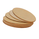 30 Pieces (100x50mm+80x40mm) Unpainted Natural Wooden Slice Pieces Oval Home