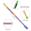 Cuticle Trimmer with Cuticle Pusher Chameleon Cuticle Nipper Clipper Cutter