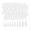False Nails Half French Nail Tips Home DIY Nail Salon Tools 10 Sizes Natural