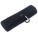 Trifold Microfiber Golf Towel 16" x 24" With Hook Cleans Clubs Balls HandsMO